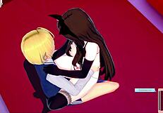 Student fucks cat-girl hard in every position!