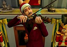 sims 4 christmas with goths bella gives santa more than cookies