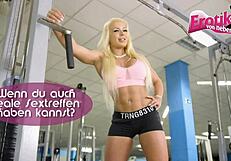 German Amateur Brunette Fucks Passionately on Gyn Chair