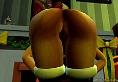 sims 4 christmas with goths bella gives santa more than cookies