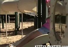 Petite Teen Boobs Pop Out Tube Top