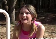 Petite Teen Boobs Pop Out Tube Top