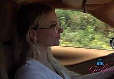 She's back for fun, riley star! wanna ride with her pretty pussy in the car? good times ahead with this amateur.
