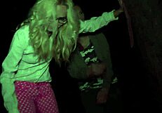 Lesbian babe gets soaked in golden shower by partner in wild fetish play. Her arousal peaks during intense oral.