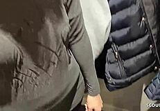 Lia Louise And Freudin Engage In Scandalous Threesome Roleplay In Public Dressing Room