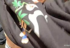 Lia Louise And Freudin Engage In Scandalous Threesome Roleplay In Public Dressing Room