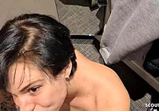 Lia Louise And Freudin Engage In Scandalous Threesome Roleplay In Public Dressing Room