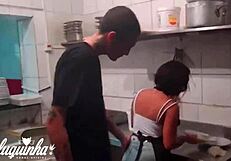 Waitress Flirts With Employee, Boss Watches