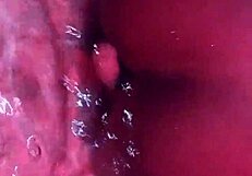 Intense pounding of petite ebony ass with deep penetration and moans