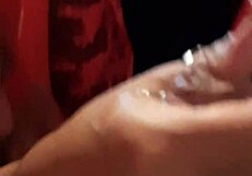 hairdresser gives intense handjob leading to cumshot