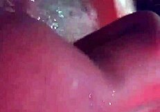 Intense pounding of petite ebony ass with deep penetration and moans