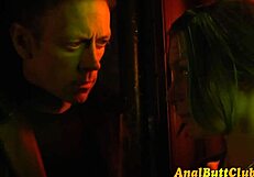 Woman with round ass receives oral treatment