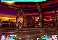 experiencing intense japanese fighting game action with asian characters in br1 gameplay