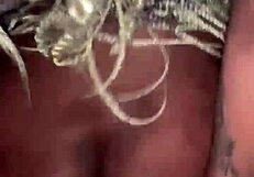 big dick makes small ebony scream and nut