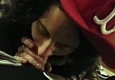 Wonder Woman Delivers Powerful Blowjob to Amateur Men