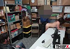 teen thief faces her only option at work