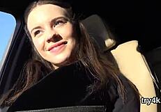 Sensual Teen Sucks in POV, Tight Slit Drilled