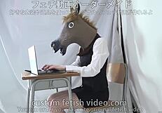 Giant Balloon Stretches Pregnant Woman's Maternity Wear