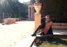 Outdoors Getting Naked in Public Park Barcelona
