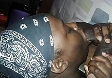 Fat bbw sucks cock deep