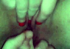 Intense solo masturbation session