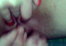 Intense solo masturbation session