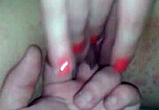 Intense solo masturbation session