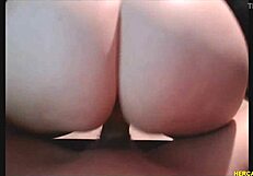 Amateur gets fucked from behind and cum on her ass!