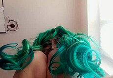 Get to watch a beautiful mistress with erect nipples and a shapely behind in this roleplay video