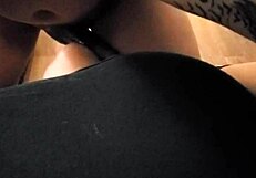 Honey deeply sucks cock in intense deepthroat session