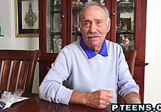 Pteen 18+ Brunette Babe Sucks Hard