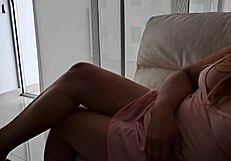 My mother-in-law gave me a deepthroat blowjob on her monster cock