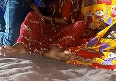 Indian desi bhabhi with village desi lad