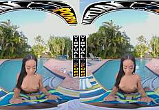 Freya Kennedy dares you in virtual porn. 'Do you want to fuck me with that big black cock?'