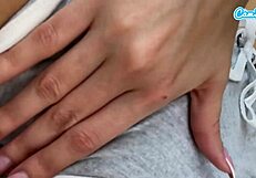 Busty Latina Teen 18+ Masturbates in Car Before Finals