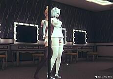 Girls riding in cowgirl position