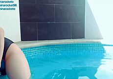 D.Va Cosplayer Relaxes in a Soothing Bath