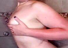 Shyyfxx Watches Me Masturbate in Shower with Jerk Off Instructions