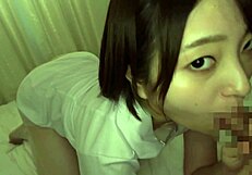 Azusa devours boyfriend's cock in doggystyle cumshot