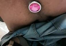 Anal Plug Insertion for Gay Toys Session