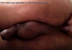 Anal Dildo Masturbation Ends with Explosive Cum!