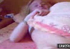 Blonde Teen Amateur Explores Her Body