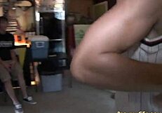 Ultra-stylish bouncing brunette gets her mouthbone down dirty and takes cumbuckets