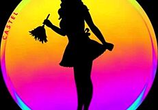 Sexual cheating beautiful Latina girl in a skirt, she moving her behind like a dance and behaving indecently