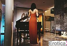 wow, this pianist gets slammed by her big-cocked bf alexis tae and zac wild!