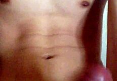 Chinese man masturbates intensely