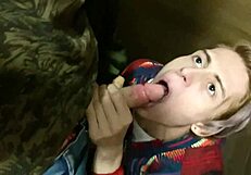 sucked on the balcony or auf dem balkon casey donovan david galager