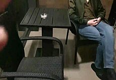 sucked on the balcony or auf dem balkon casey donovan david galager