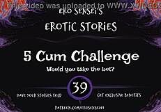 Erotic Audio Challenge: Make Women Cum Five Times in POV Masturbation Game!
