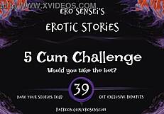 Erotic Audio Challenge: Make Women Cum Five Times in POV Masturbation Game!